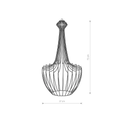 Klosz CAMELEON LUKSOR S 8597 śr.37cm - zdjęcie 2